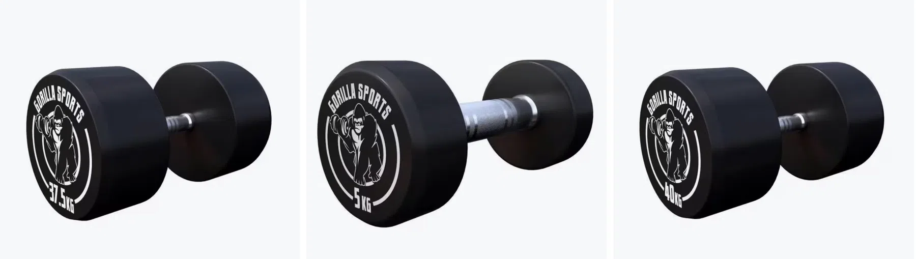 GORILLA SPORTS Dumbbell: Gietijzer